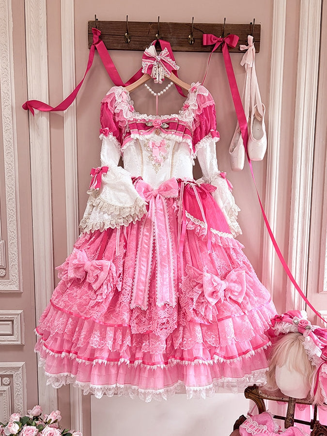 Jennifer x Barbie Collab Original Lolita Bridal OP Dress
