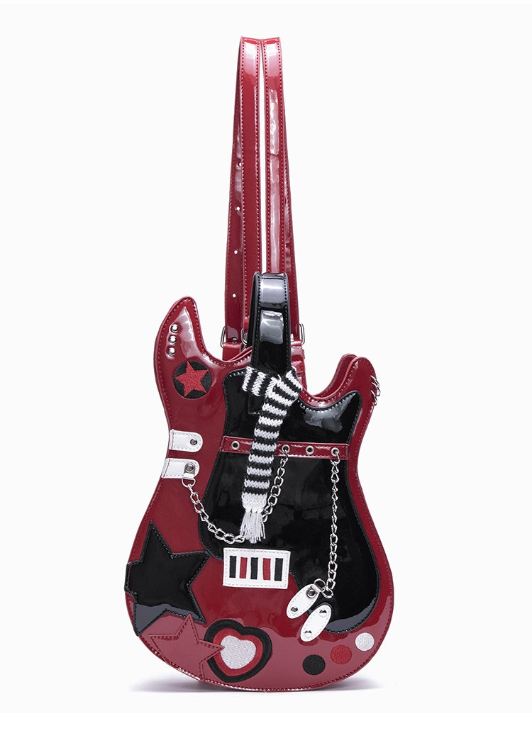 Lolita Punk Goth Guitar Backpack LE8001