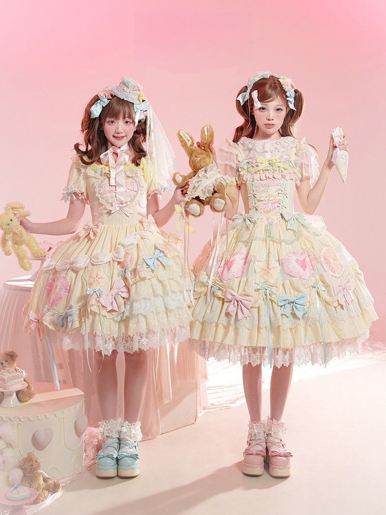 Slice Cake Gorgeous Doll-Like Lolita JSK/OP Dress