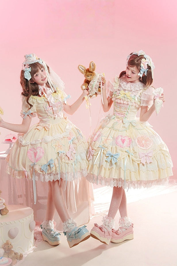 Slice Cake Gorgeous Doll-Like Lolita JSK/OP Dress