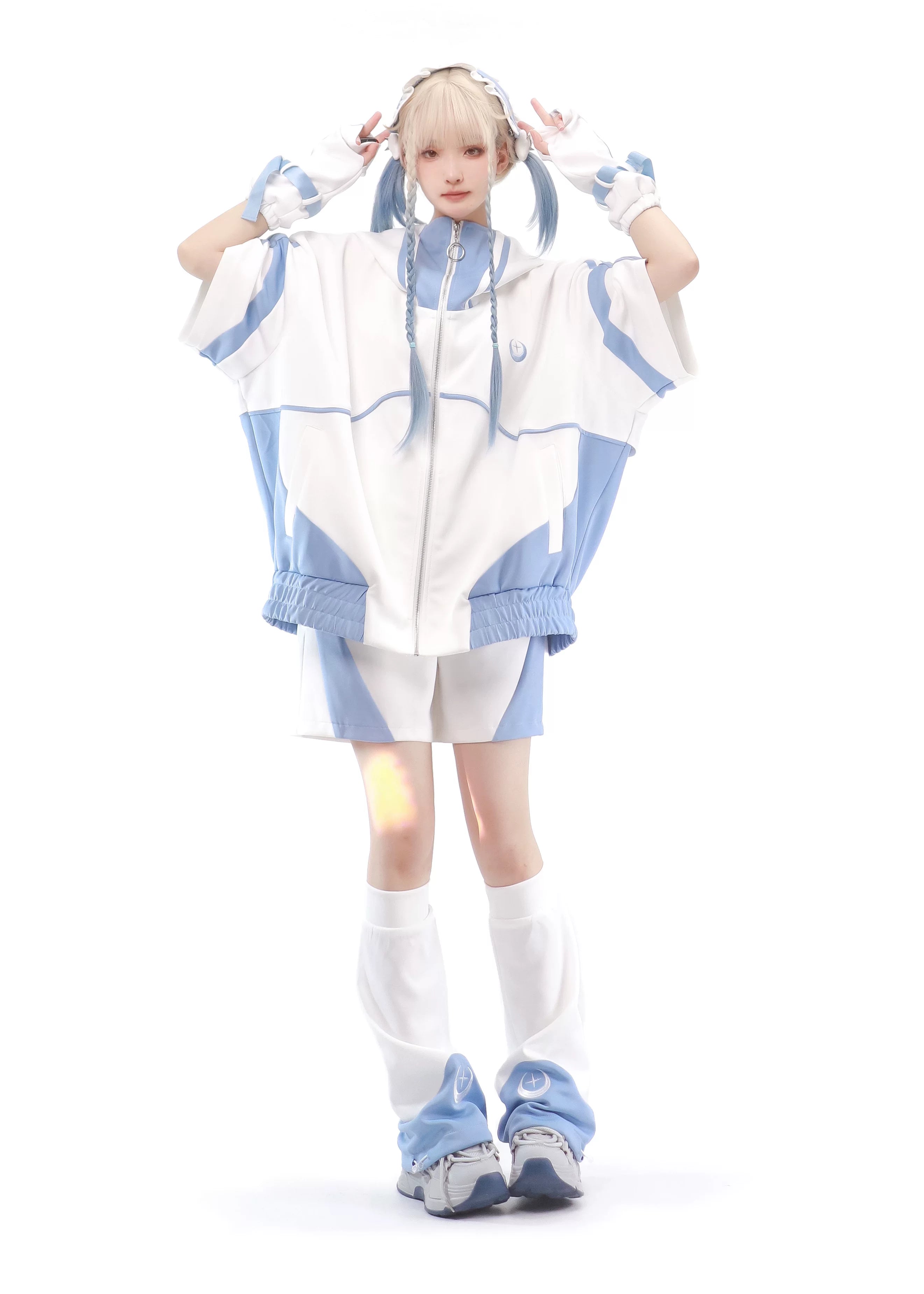 Star Signal Anime Techwear Short-Sleeve Set with Accessories