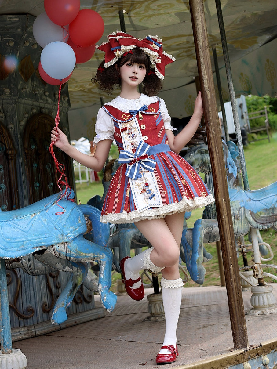 Rabbit Orchestra Lolita Embroidered Cute OP / JSK Dress