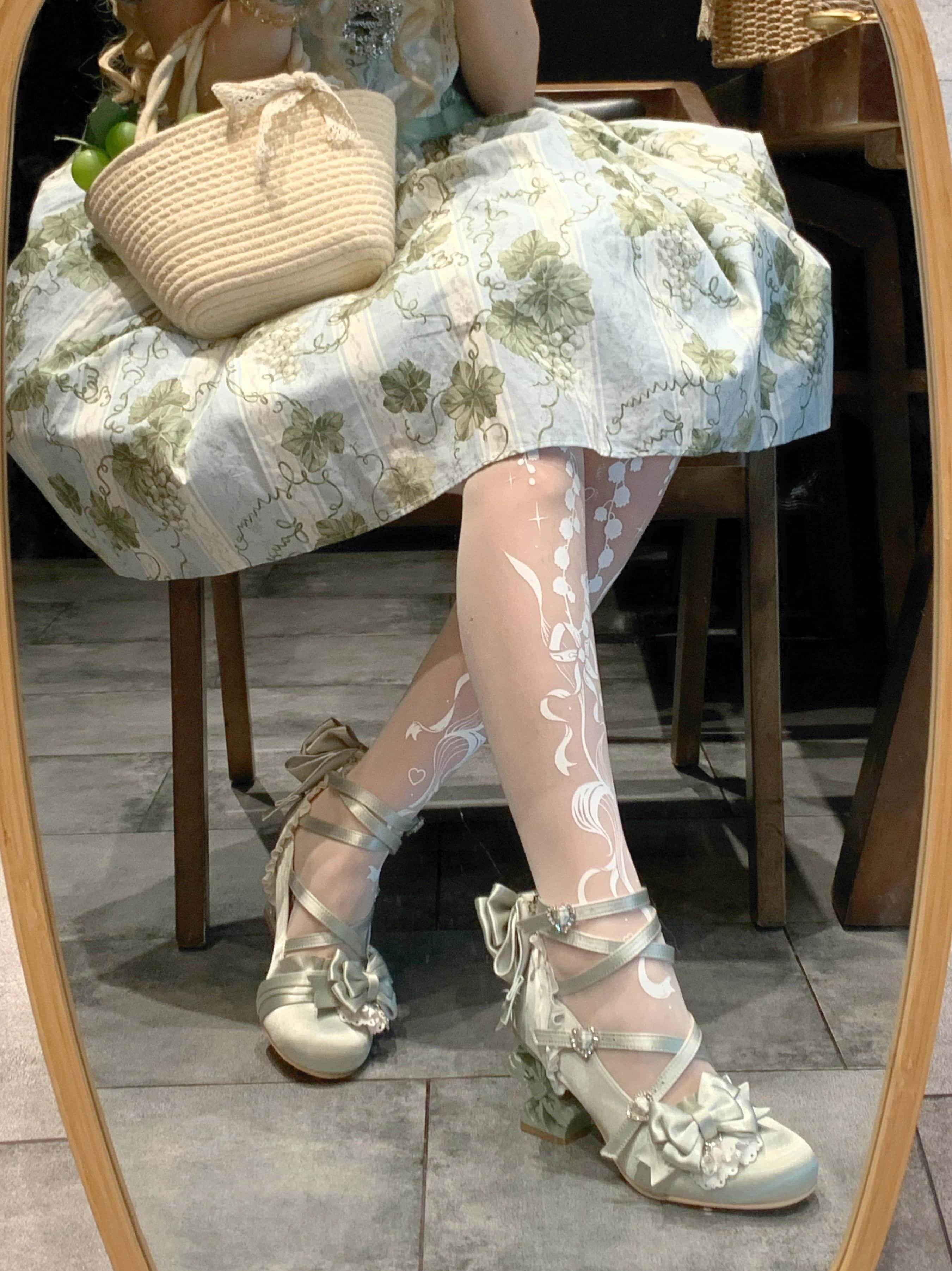 Knots Lolita  Ballet Style Bridal Heels