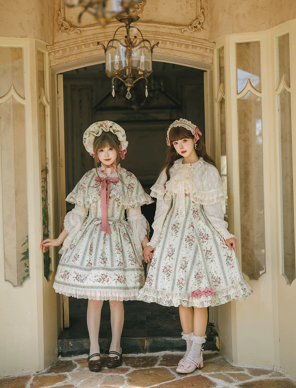 Susans Garden Cotton Floral Wall Lolita Daily Wear Lace Cape