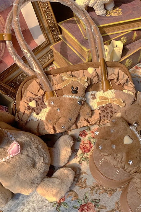 Мягкая плюшевая сумка Lolita Sweet Cute Bear LE8010