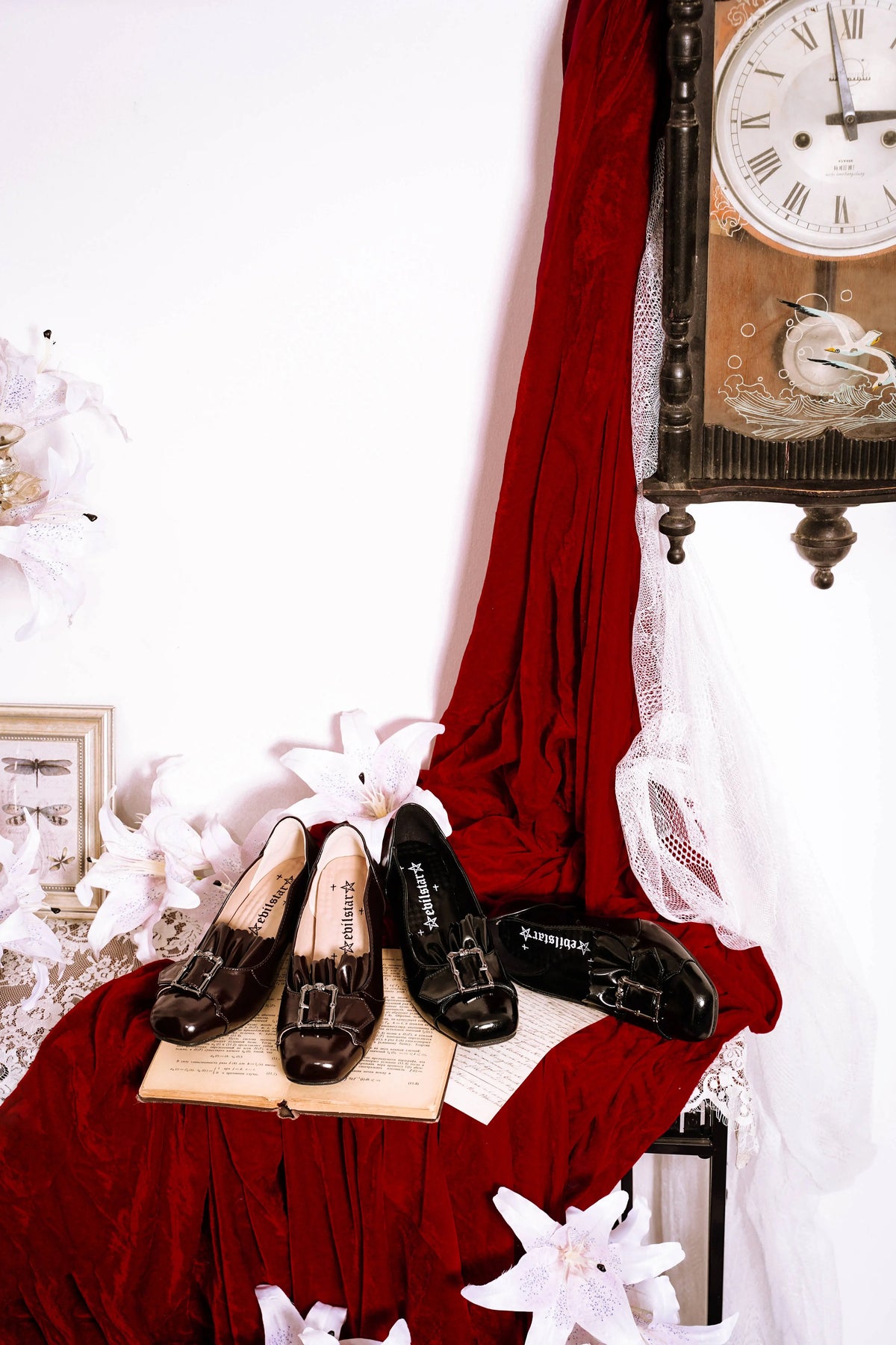 Century Elegance Vintage Gothic Mary Jane Block Heel Lolita Pumps