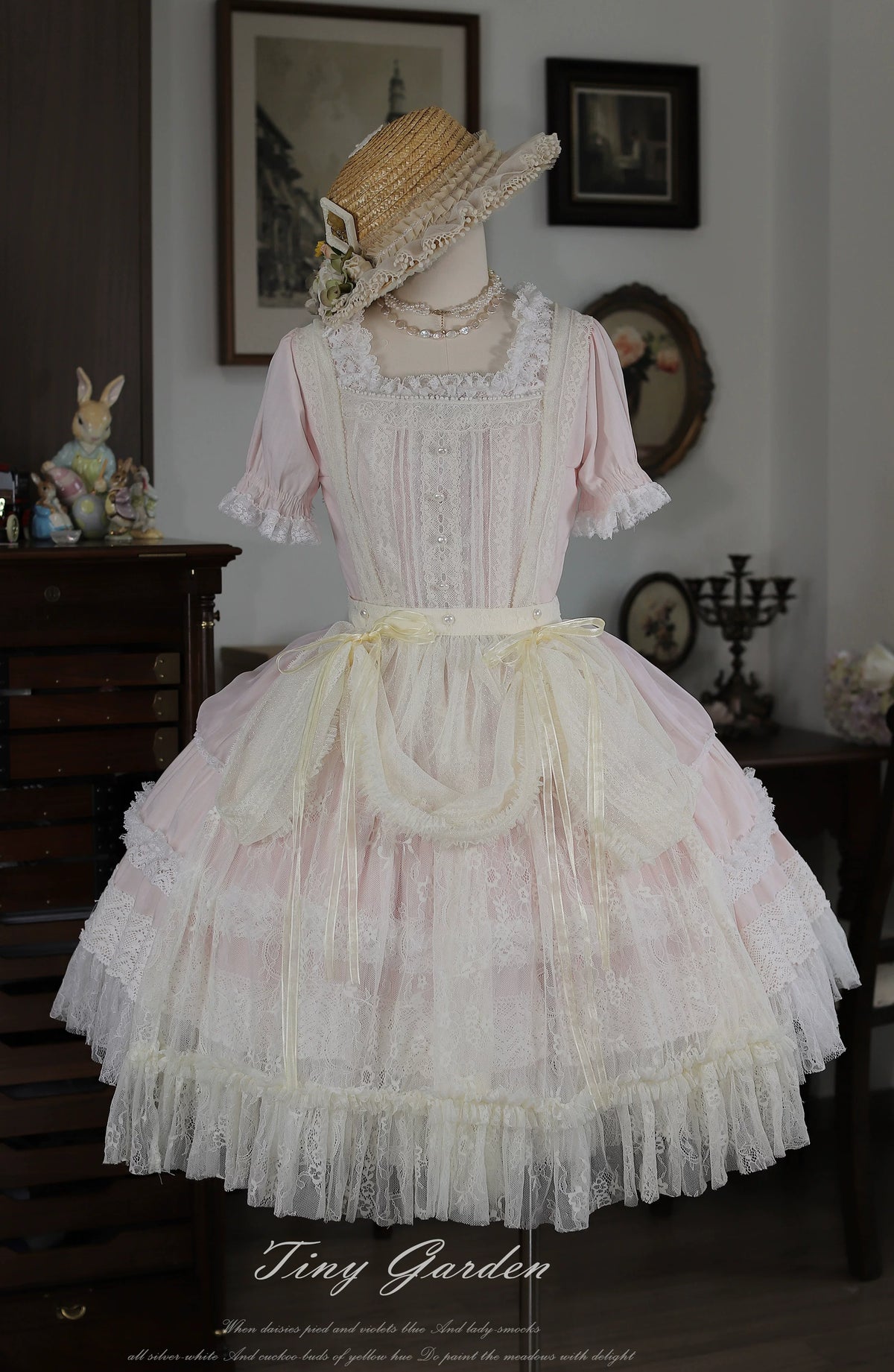 Antique Lace Retro Lolita Apron