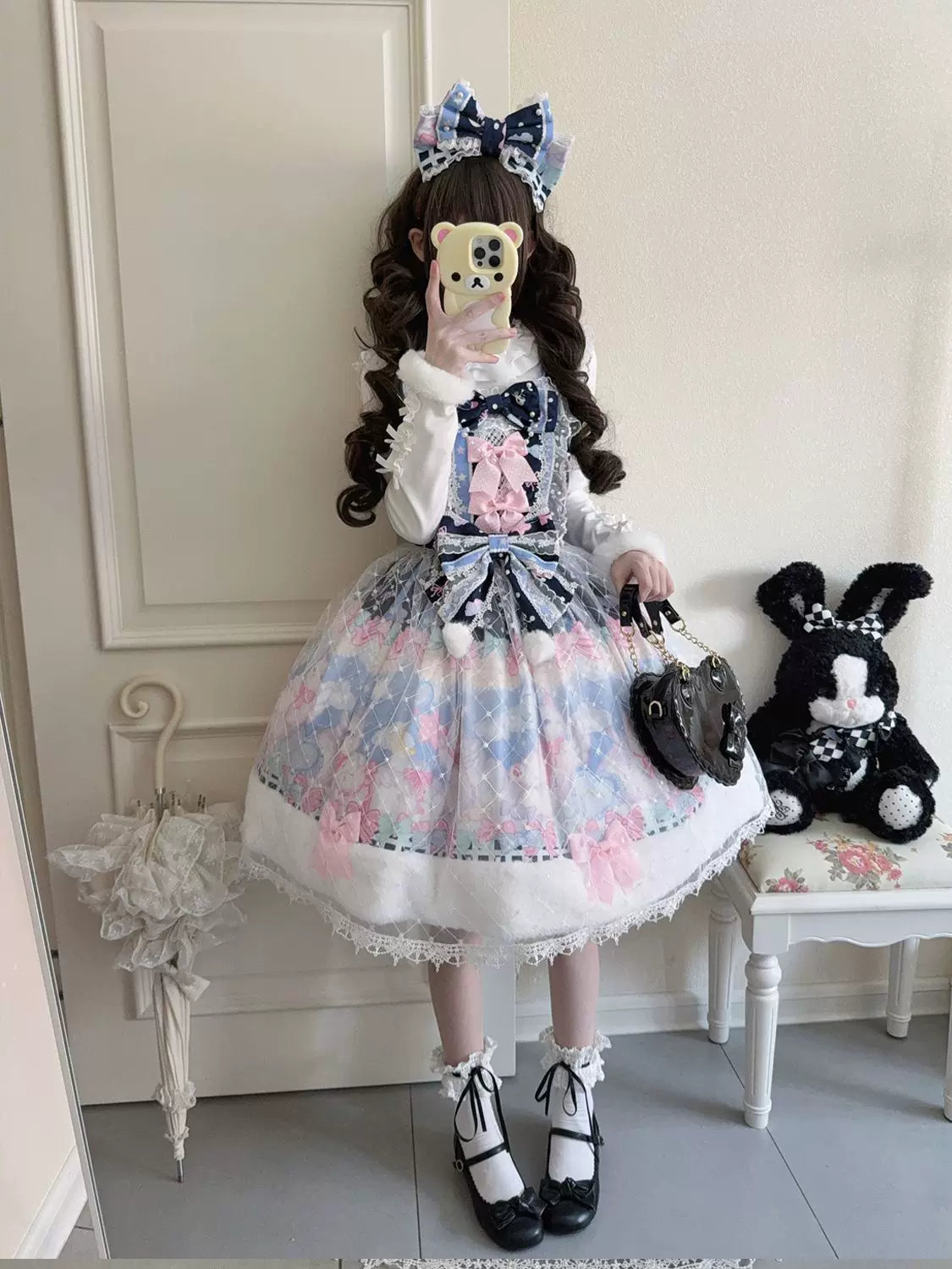 Candy Marie Cat Sweet Lolita JSK Suspender Dress
