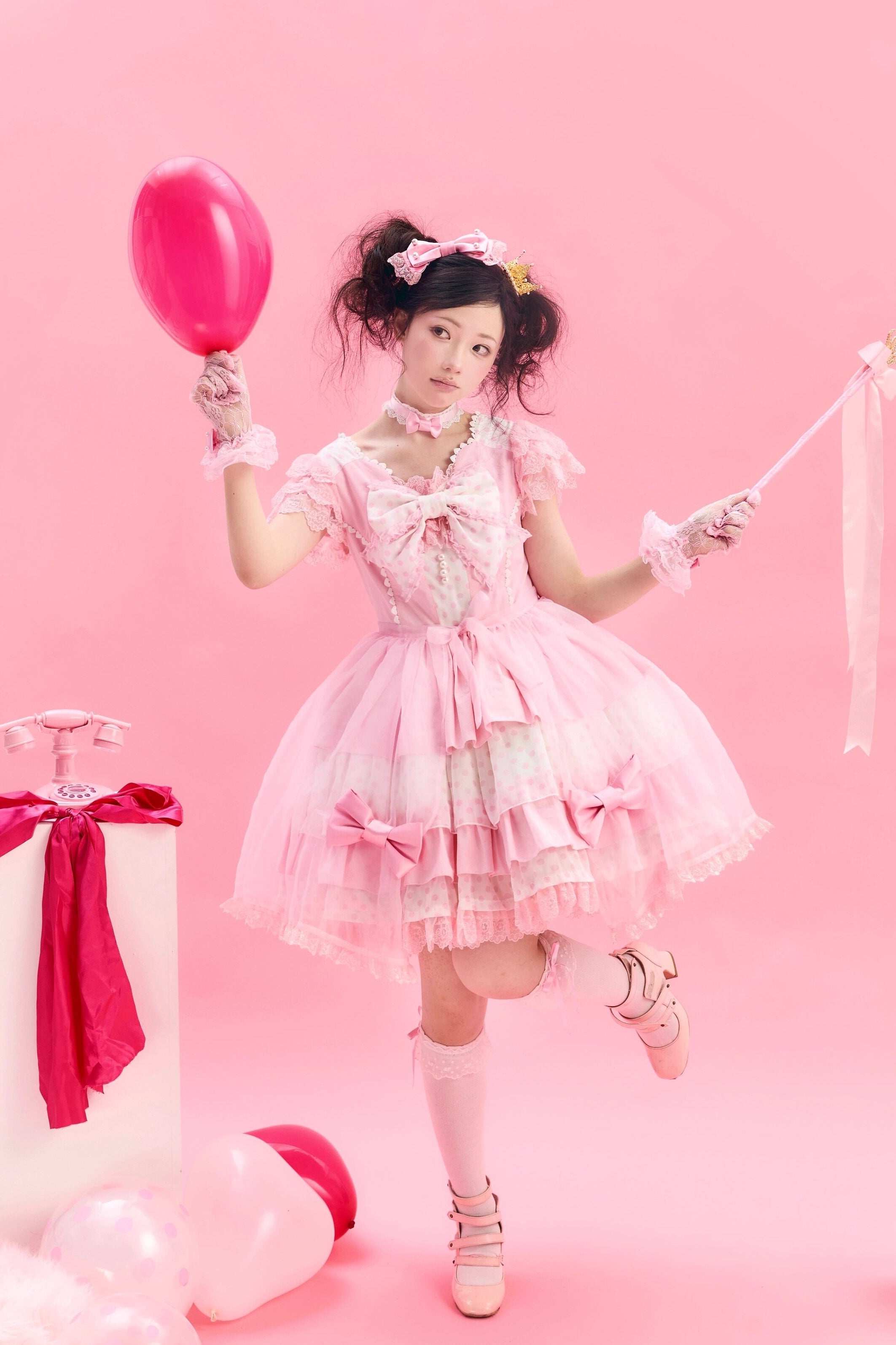 Candy Blog Lolita Pink OP Dress