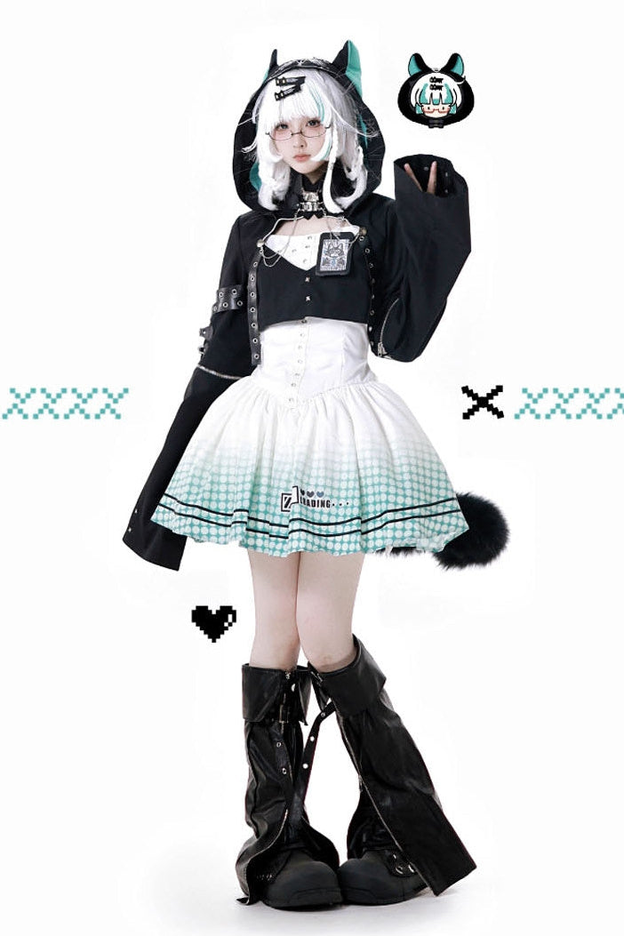 Cyber Cat Cosplay Cami Dress