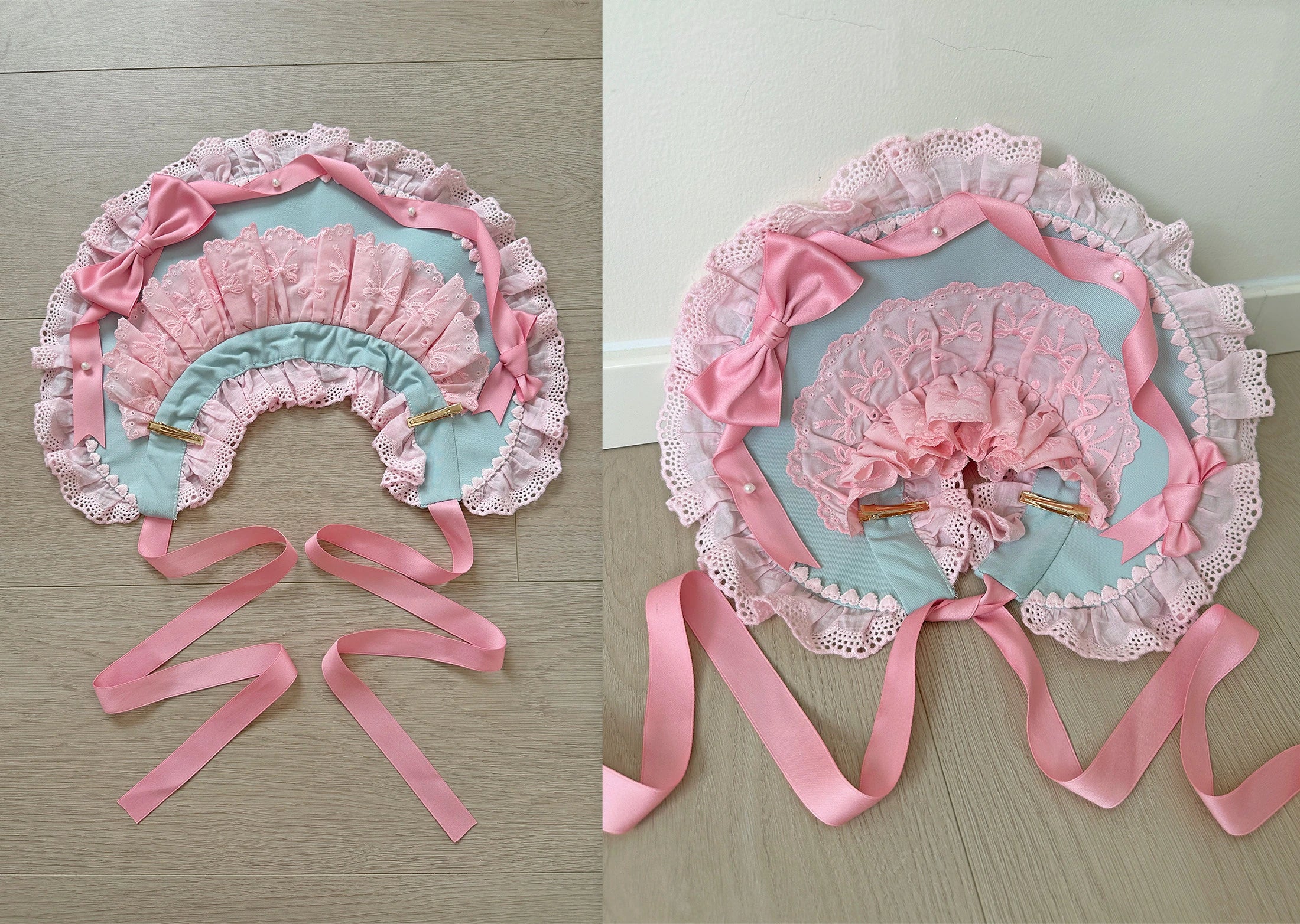 Cream Fondant Sweet Pink Retro 6-Panel Cut Original Lolita JSK
