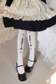 Lolita Gothic Punk 80D Velvet Print Tights