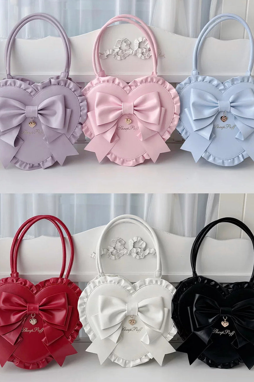 Love Knot Lolita Bow Decoration Handbag