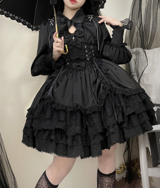 Lolita Little Devil Dark Gothic JSK Dress LG1037