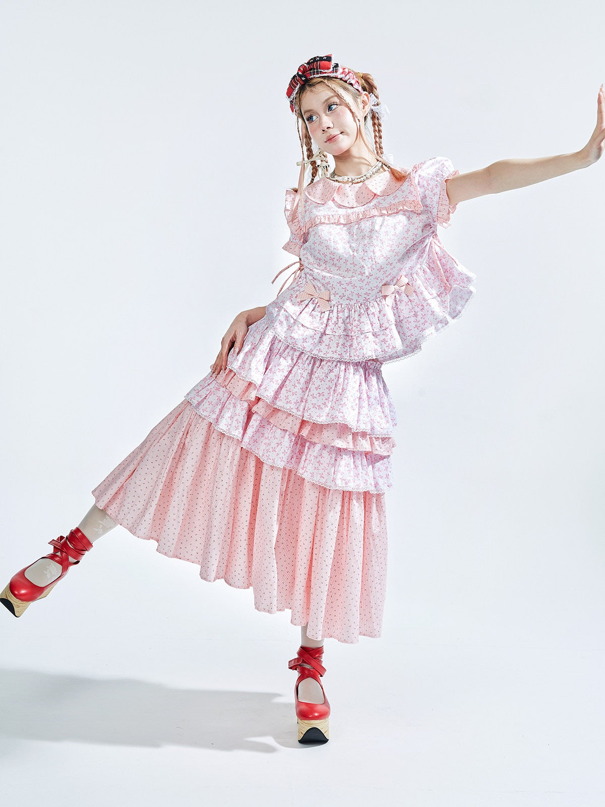 Old-School Hime Pink Dress Set