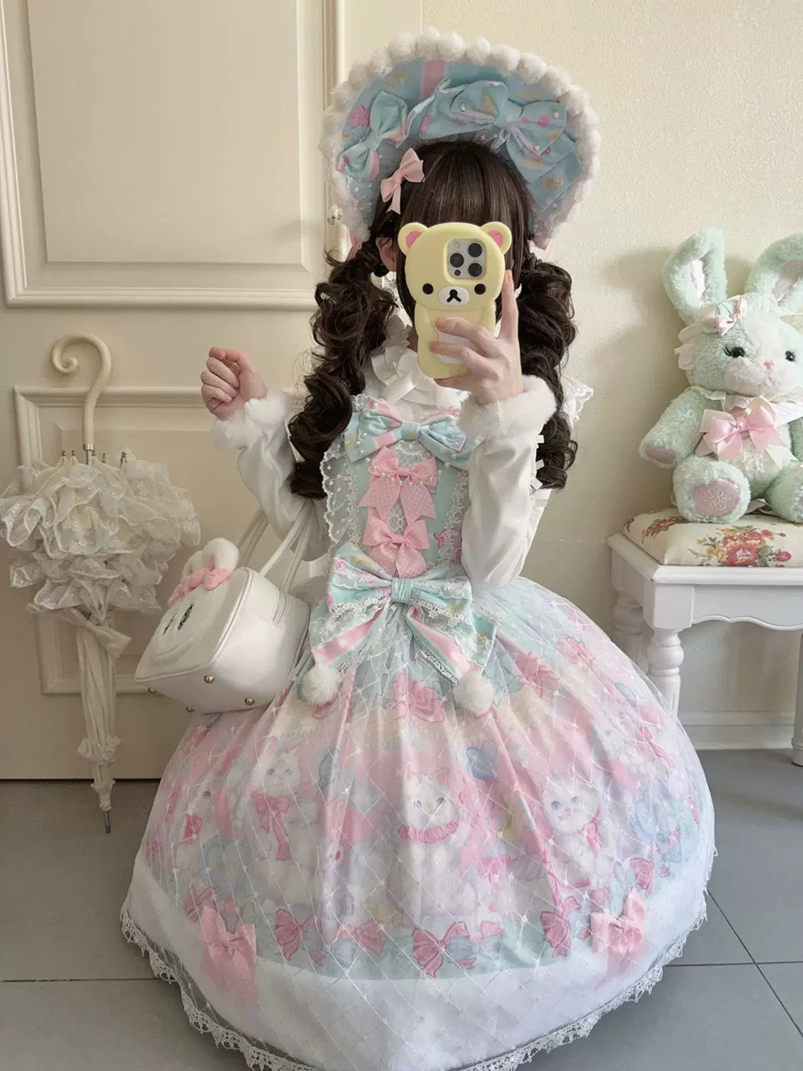 Candy Marie Cat Sweet Lolita JSK Suspender Dress