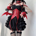 Lolita Little Devil PVC Lingerie Set LE1054