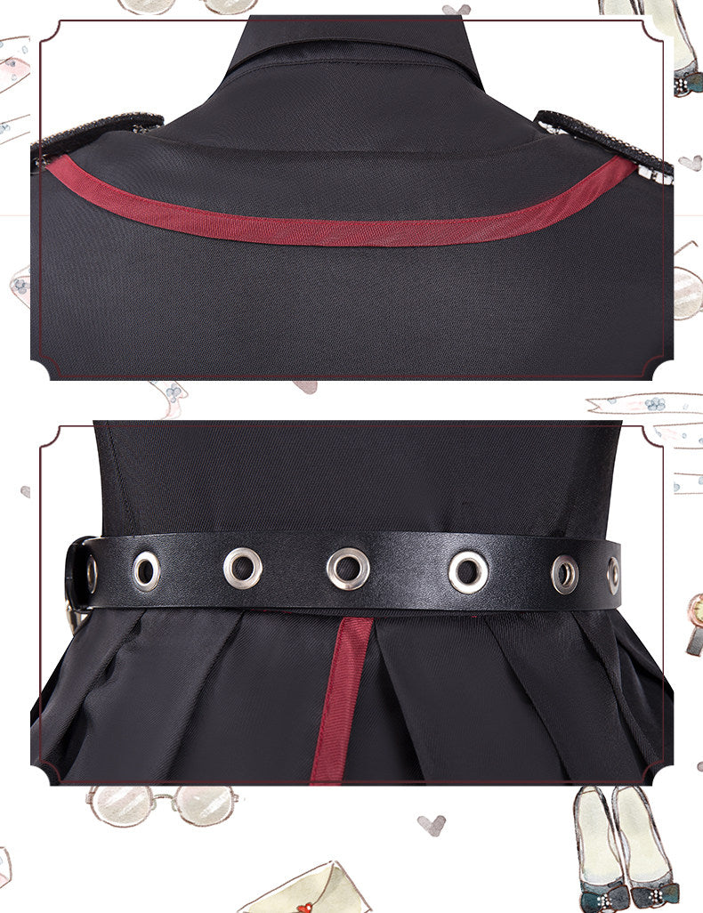 Robe militaire longue "Bites the Dust"