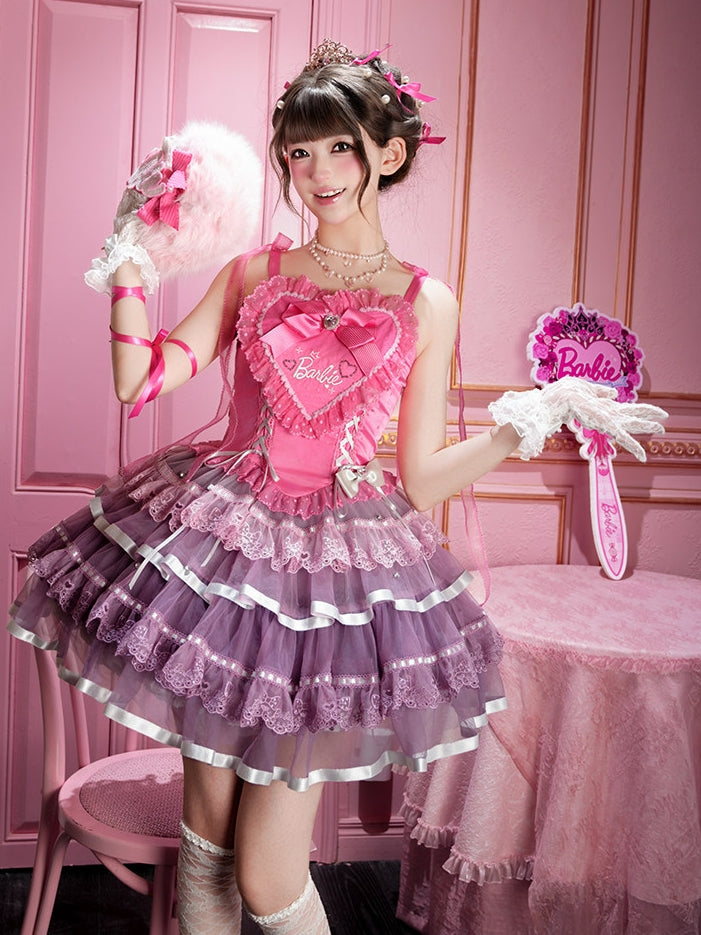 Princess Academy x Barbie Collab Original Sweet Lolita JSK Dress