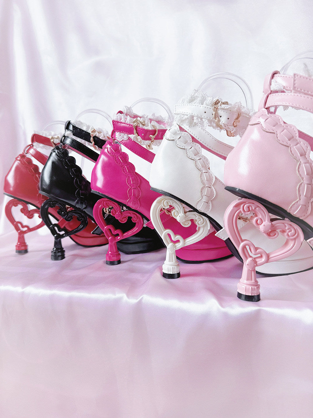 Heisei Yukihime Japanese Unique Heel Lolita Pumps