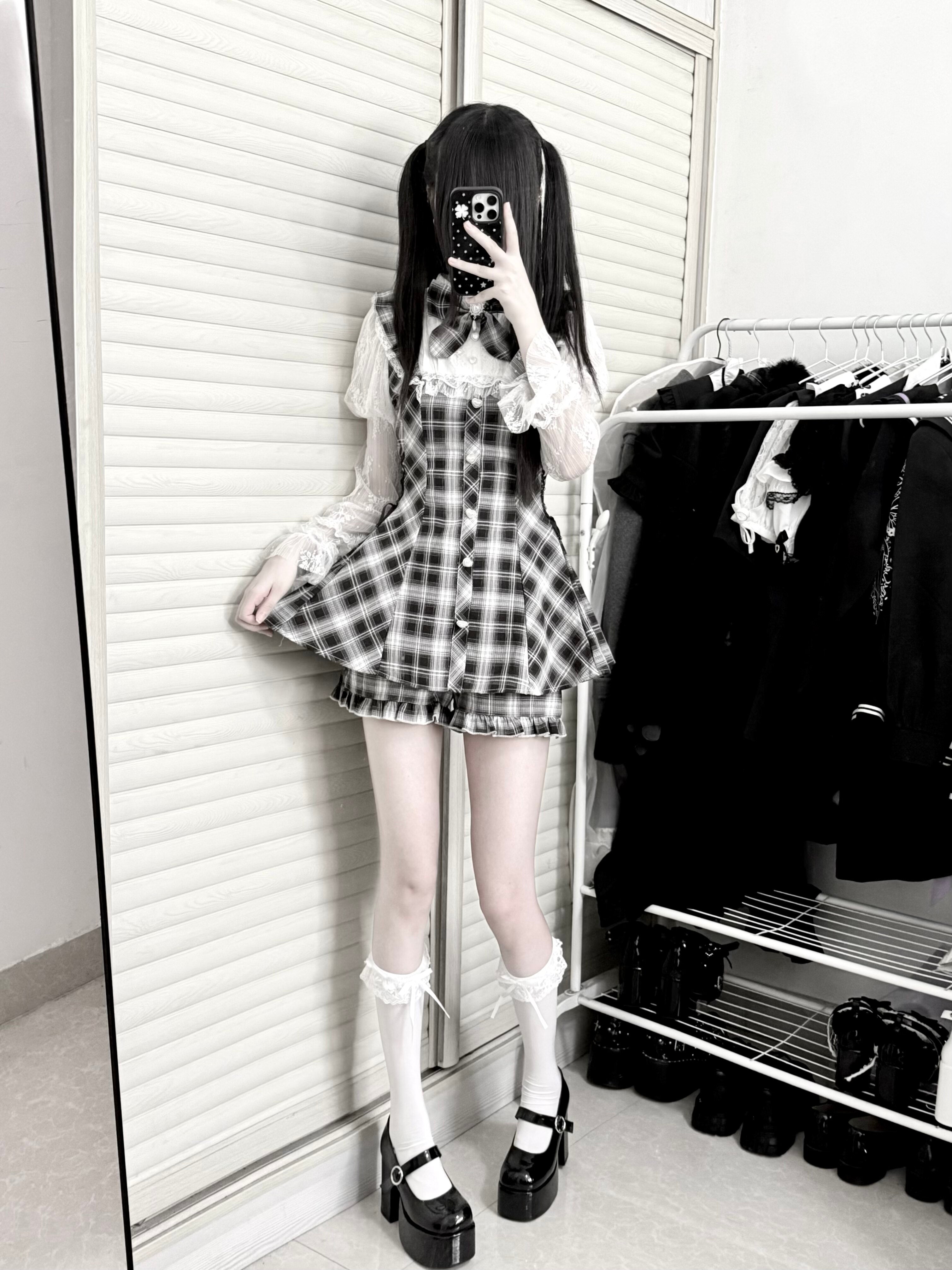 White Wings Praise Ryousangata Lace Kawaii Set