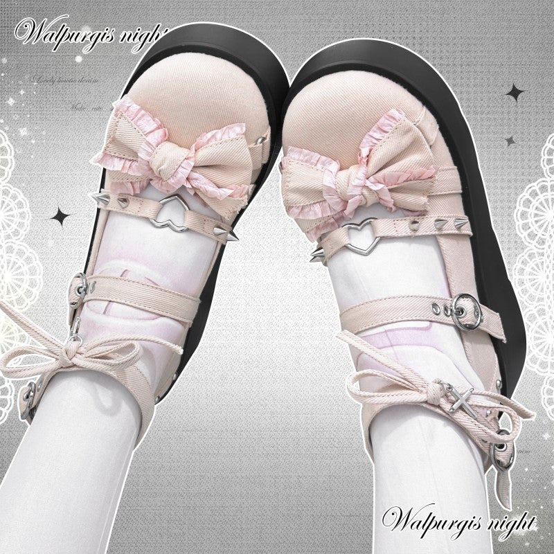 Witch Lolita Subculture Round Toe Gothic Platform Shoes