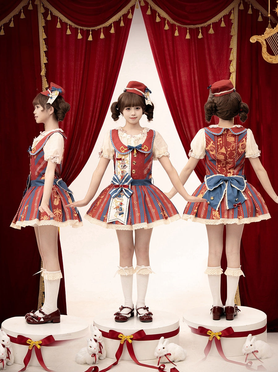 Rabbit Orchestra Lolita Embroidered Cute OP / JSK Dress