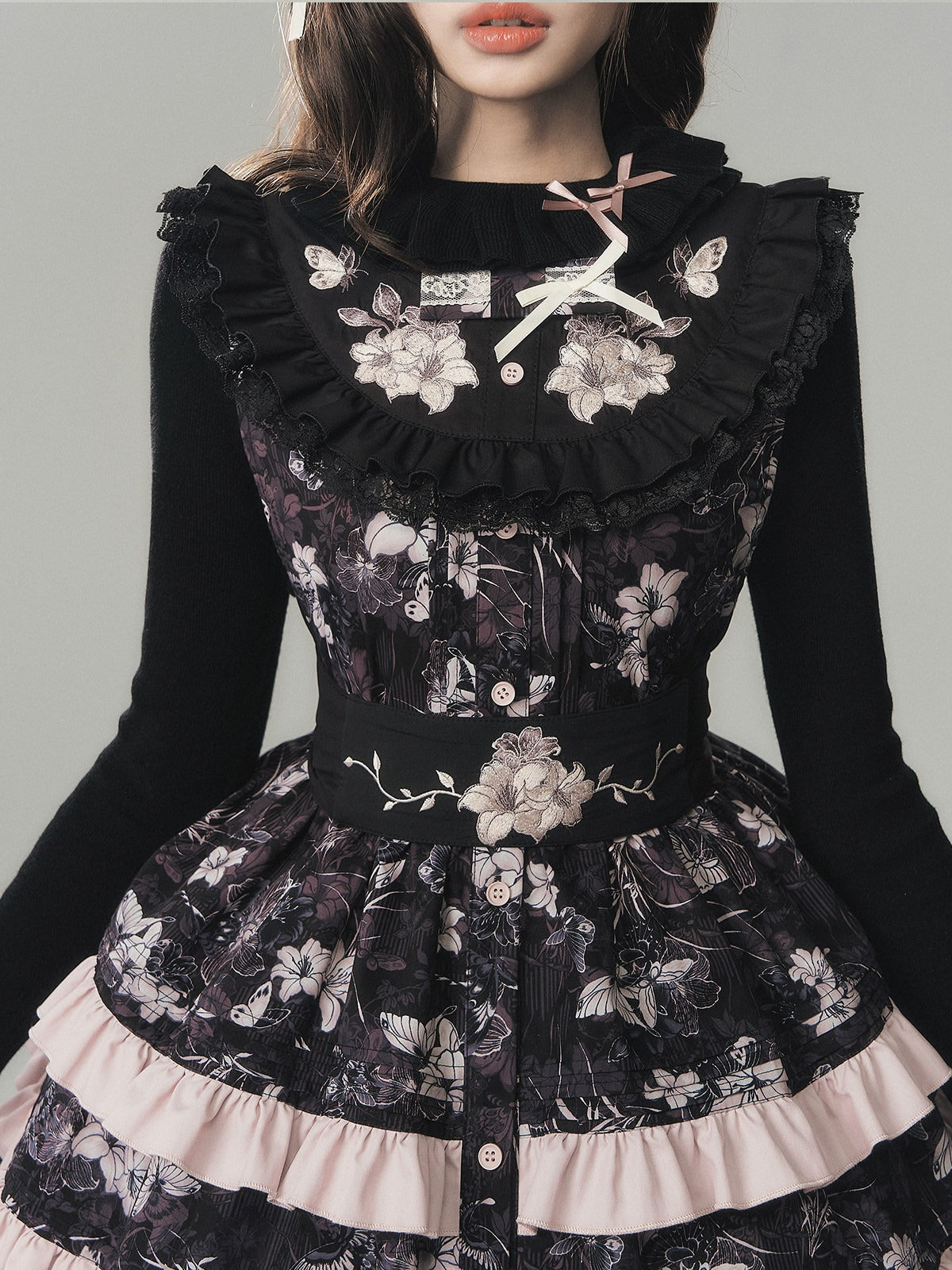 Star‑of‑Bethlehem Lily Japanese‑Style Classic Lolita JSK Dress