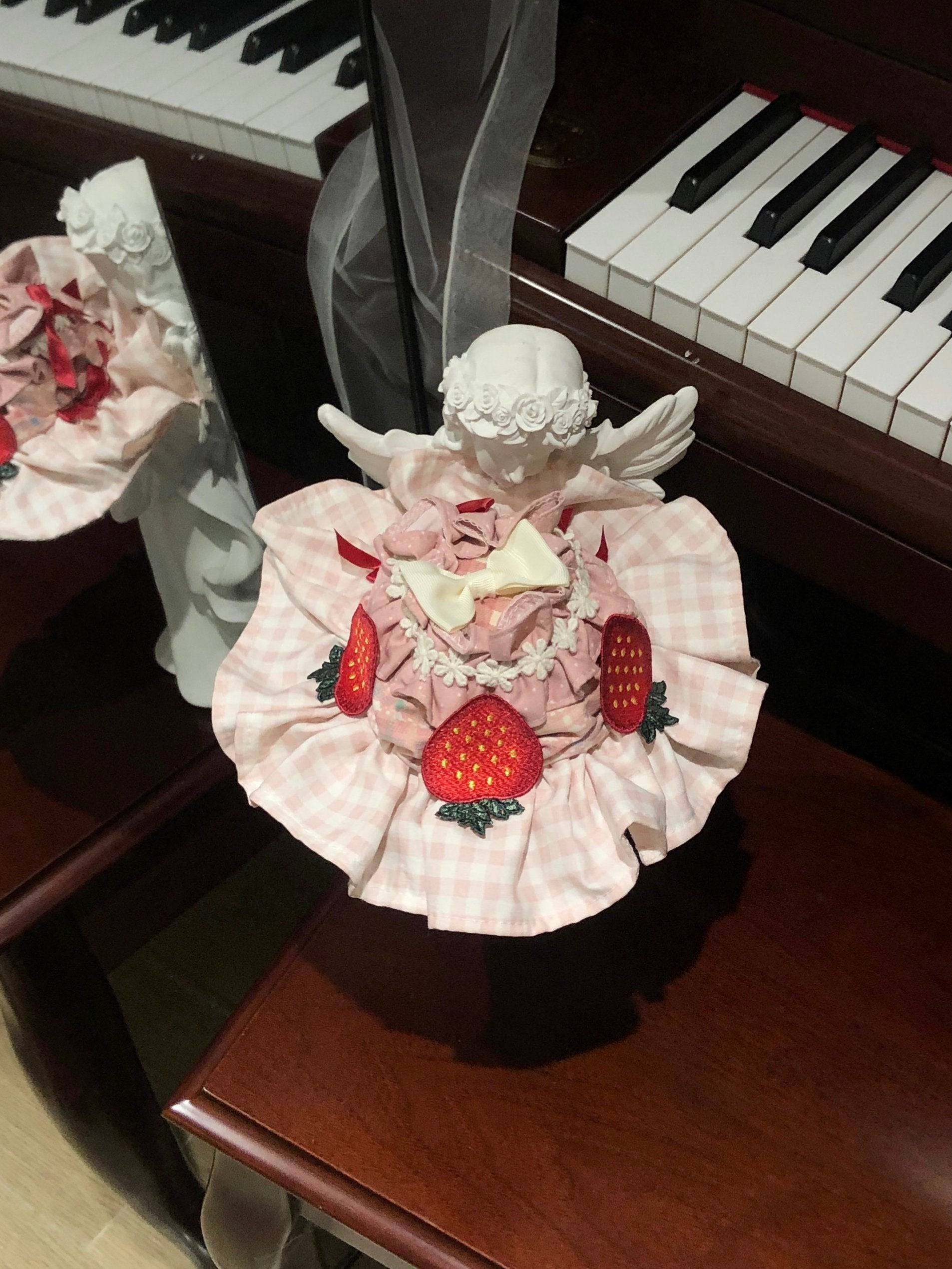 Cheese Strawberry Rose Lolita JSK Set