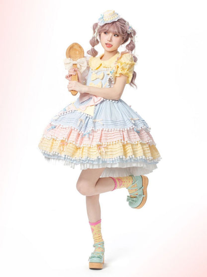 Lolita Sweet Macaron Color JSK LS1010
