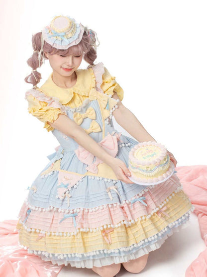Lolita Sweet Macaron Color JSK LS1010