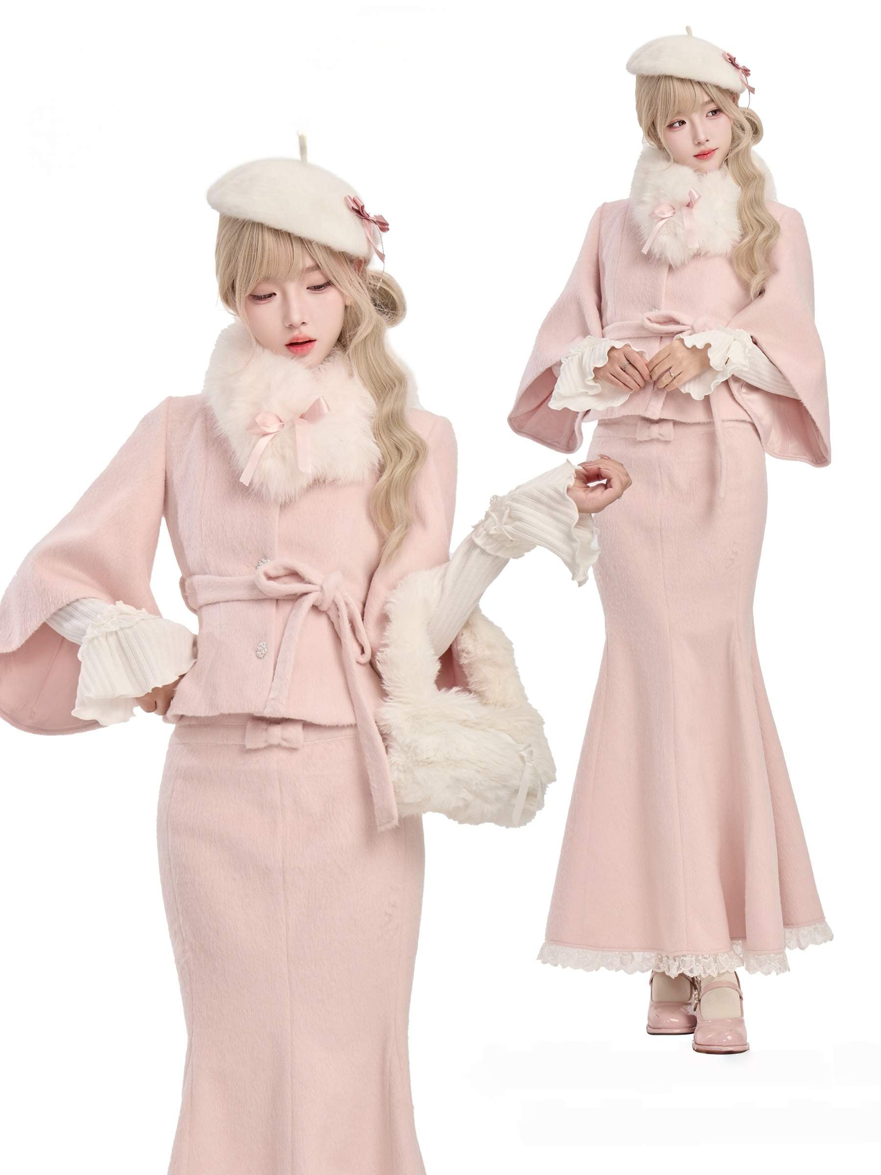Girly Velvet Snow Romance Winter Set MGD0003
