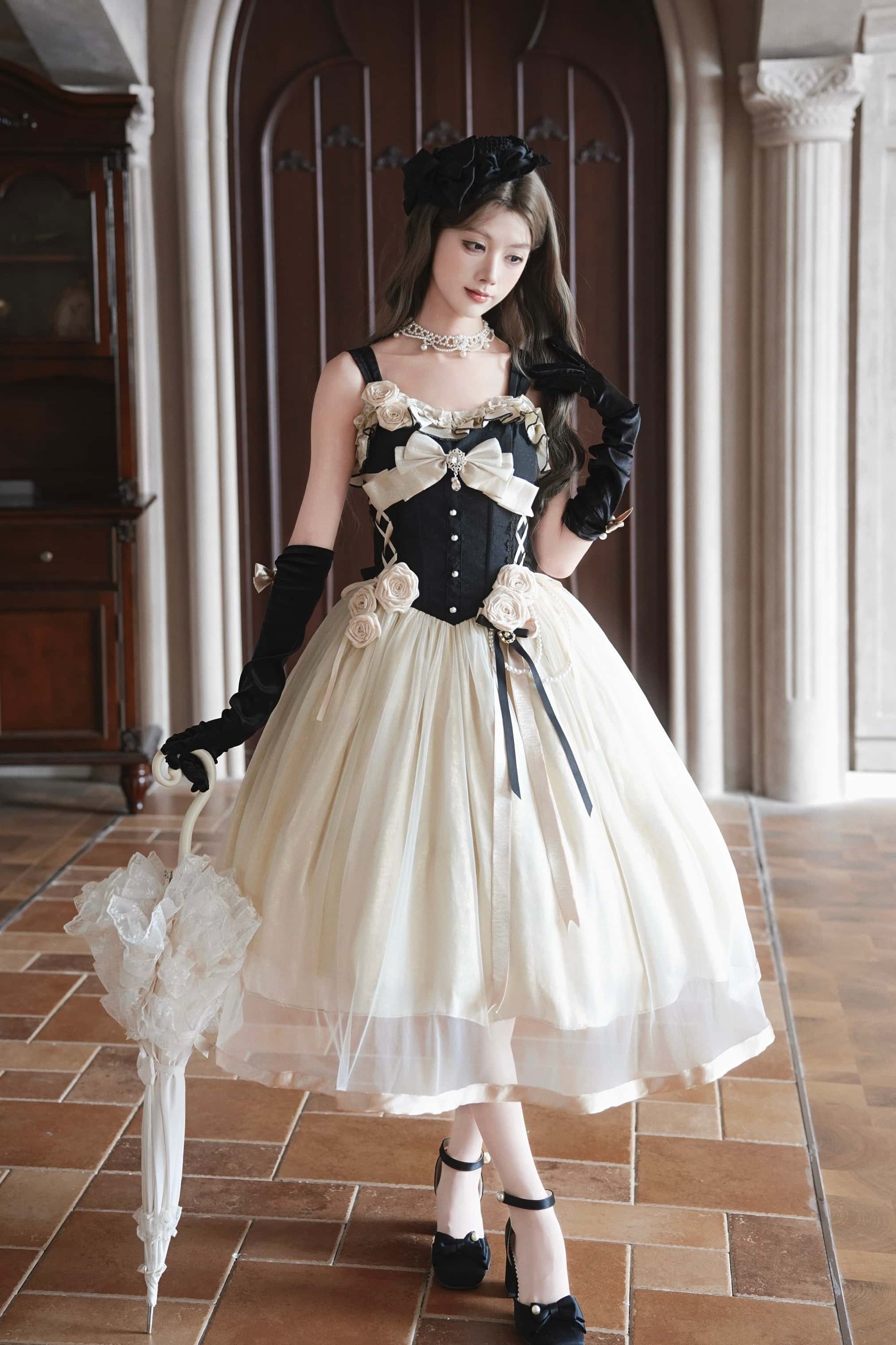 Paris Souvenir French Classic Corset Boned Lolita JSK Dress