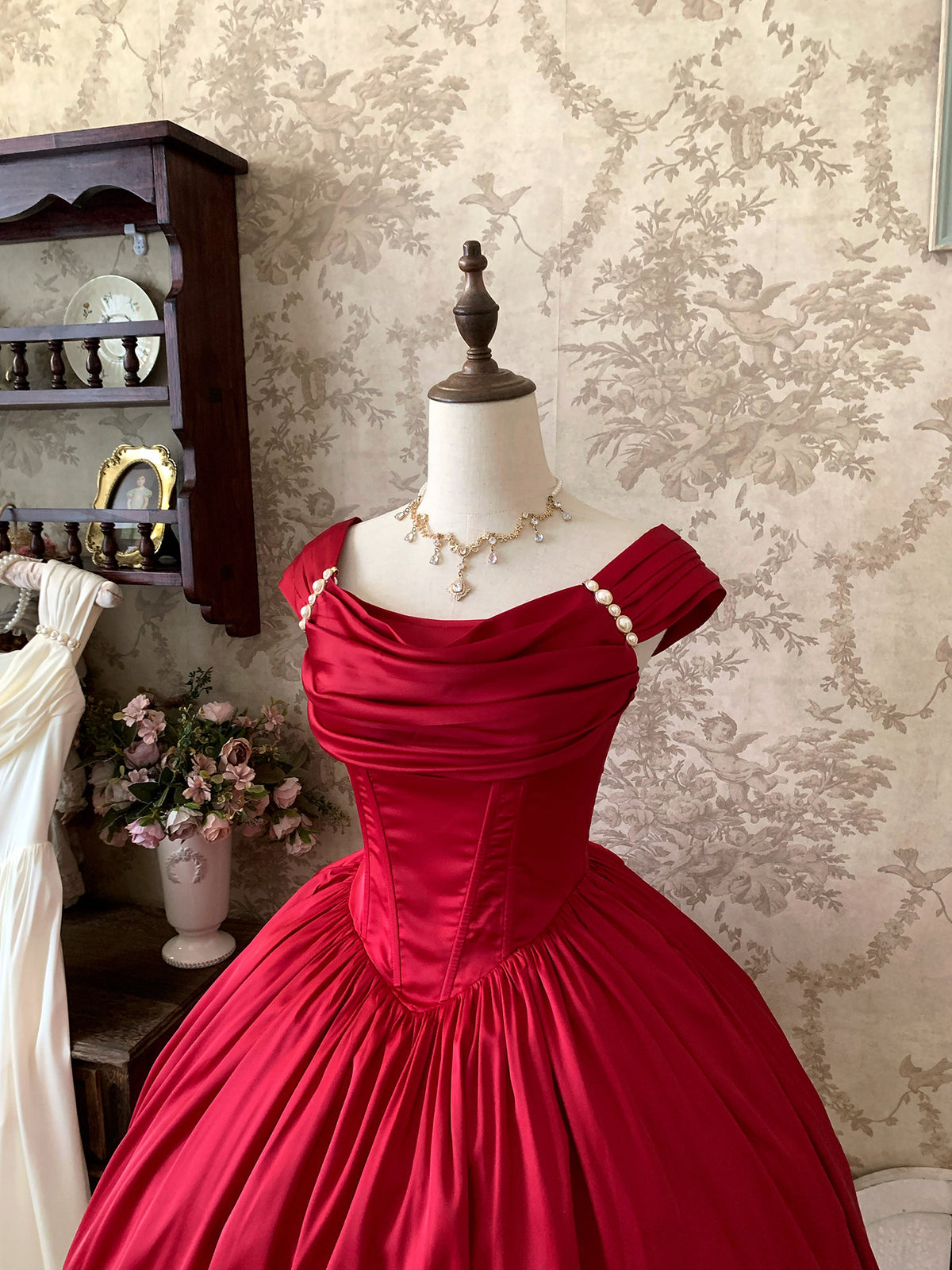 Rose Corridor Lolita Satin Light Gown Dress