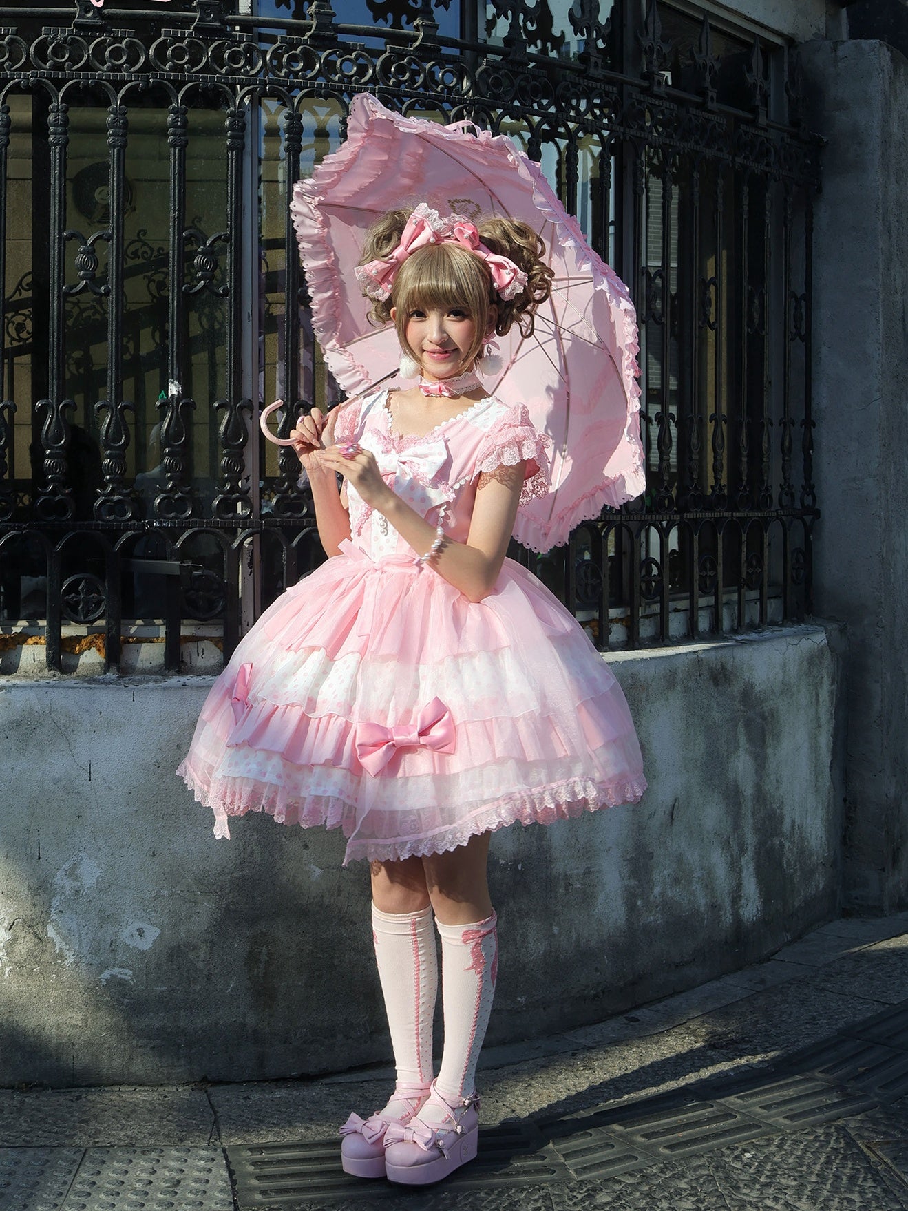 Candy Blog Lolita Pink OP Dress