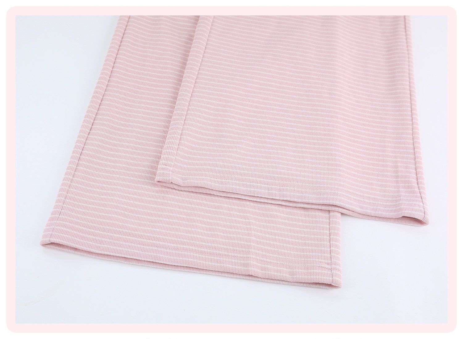 Pink Tide Dream Pink Cardigan White Polka Dot Cami Pink Striped Pants Set