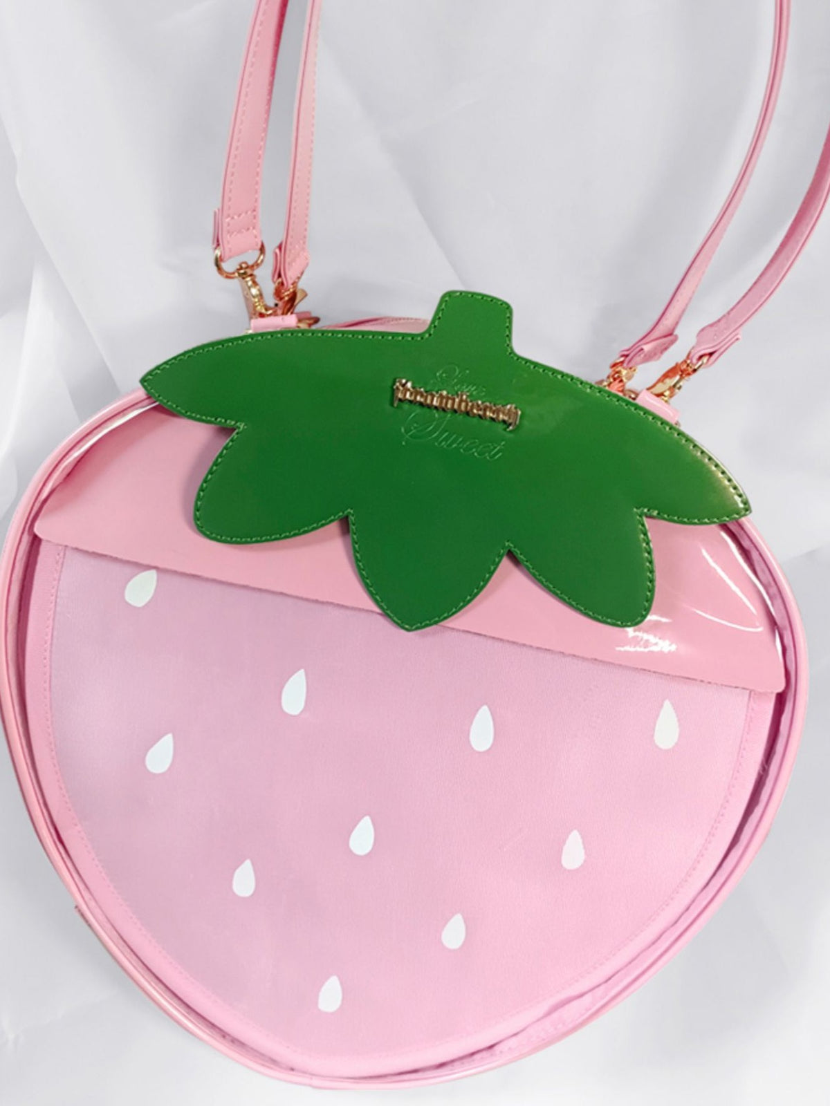 Mint Manbo Sweet Lolita Strawberry Dual‑Shoulder Itabag Backpack