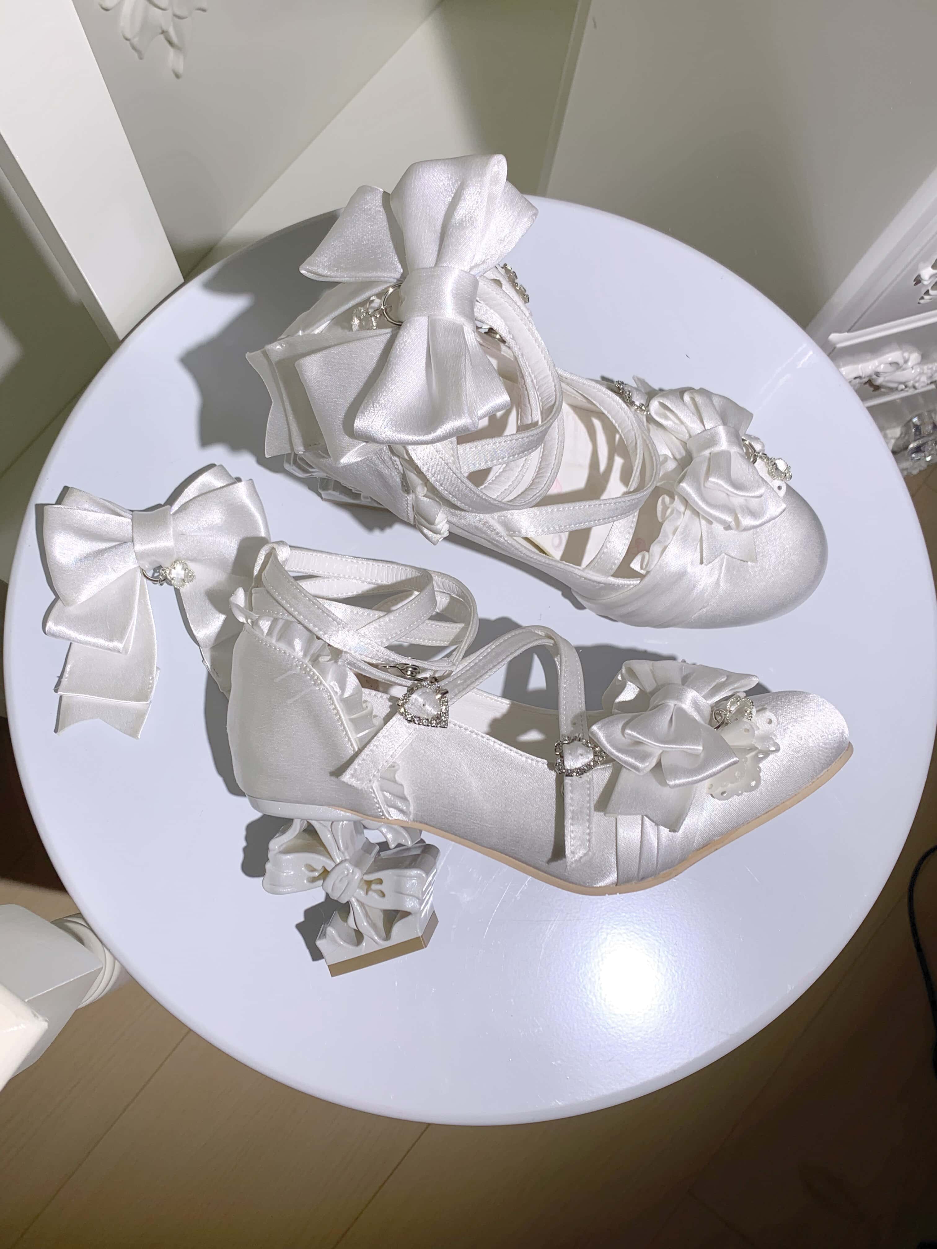 Knots Lolita  Ballet Style Bridal Heels