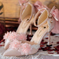 Lolita Pink Crystal High Heels LSS1004