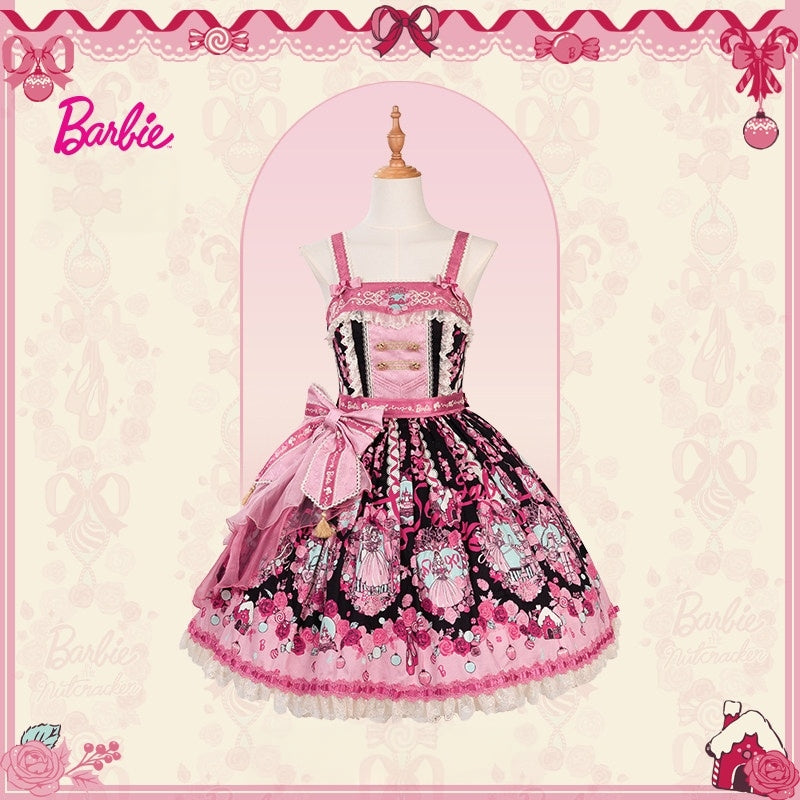 Nutcracker x Barbie Collab Original Lolita Elegant Embroidered JSK Dress