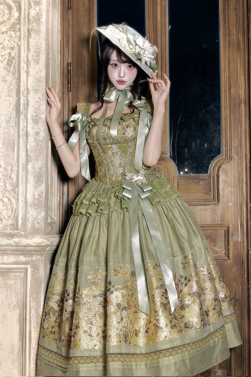 Wizard of Oz Corset & Skirt Two Piece Dress Set
