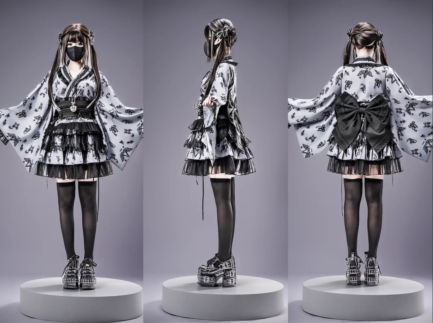 Stitched Puppet Galaxy and You Gothic Lolita Yukata Set