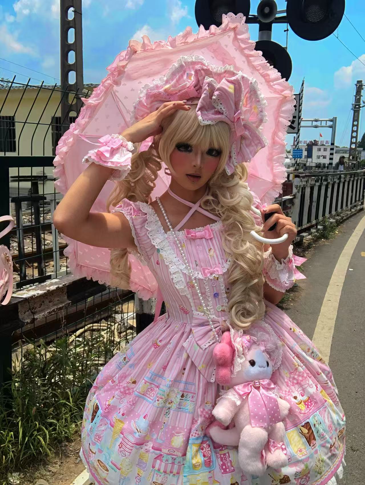 Summer Ice Cream Story Original Lolita Dress and Accessories