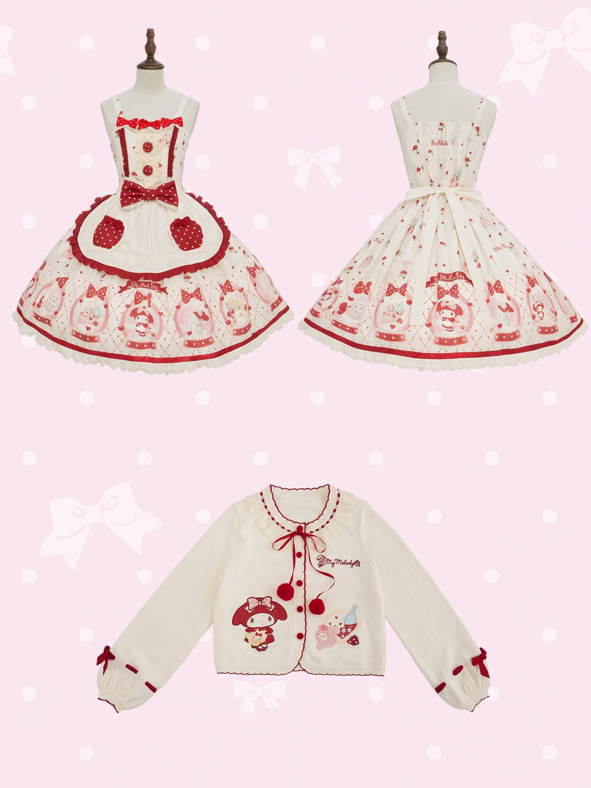 My Melody Collaboration Series Cape, Cardigan & JSK Set