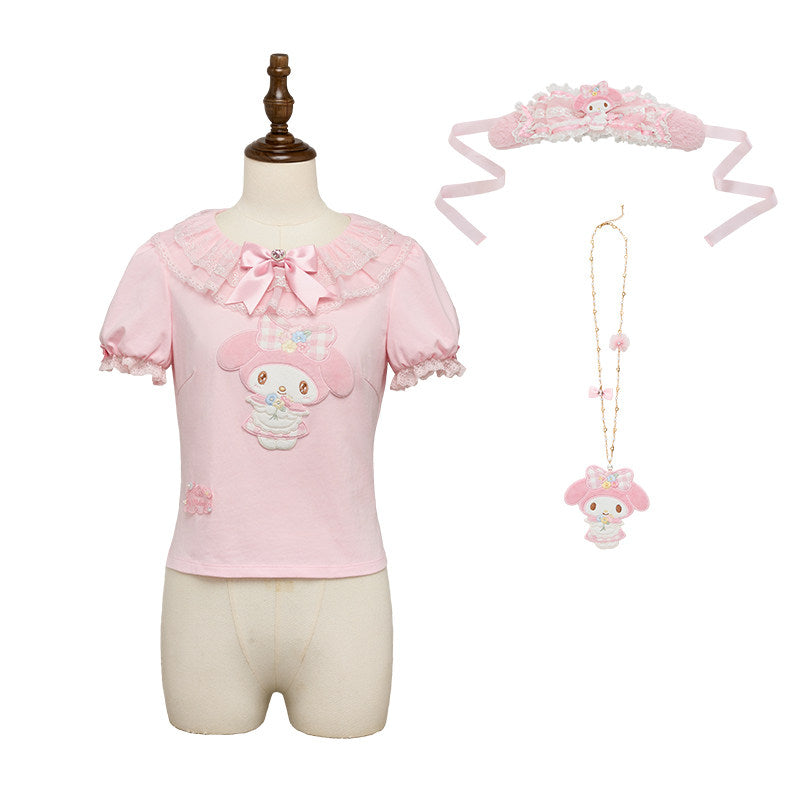 My Melody Collaboration Series SK Skirt & T-Shirt Set