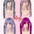 Lolita J-Fashion Kawaii Wavy Twin Tail Wig LE7035