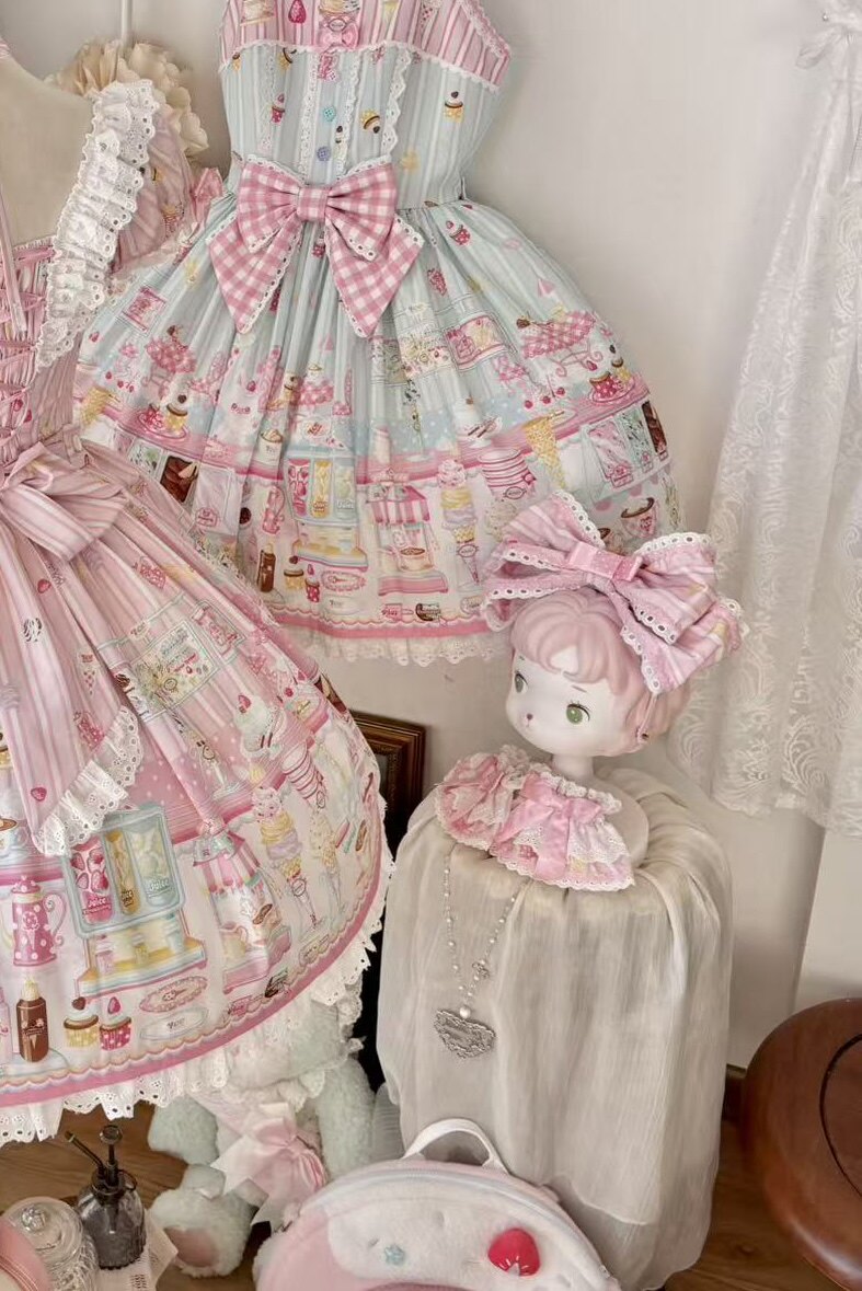 Summer Ice Cream Story Original Lolita Dress and Accessories
