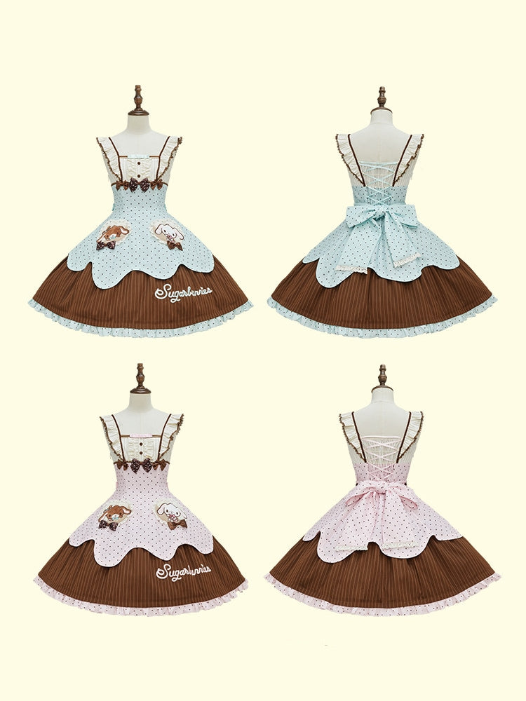 Sugarbunnies Collaboration Chef Hat & Panel Cut JSK Dress