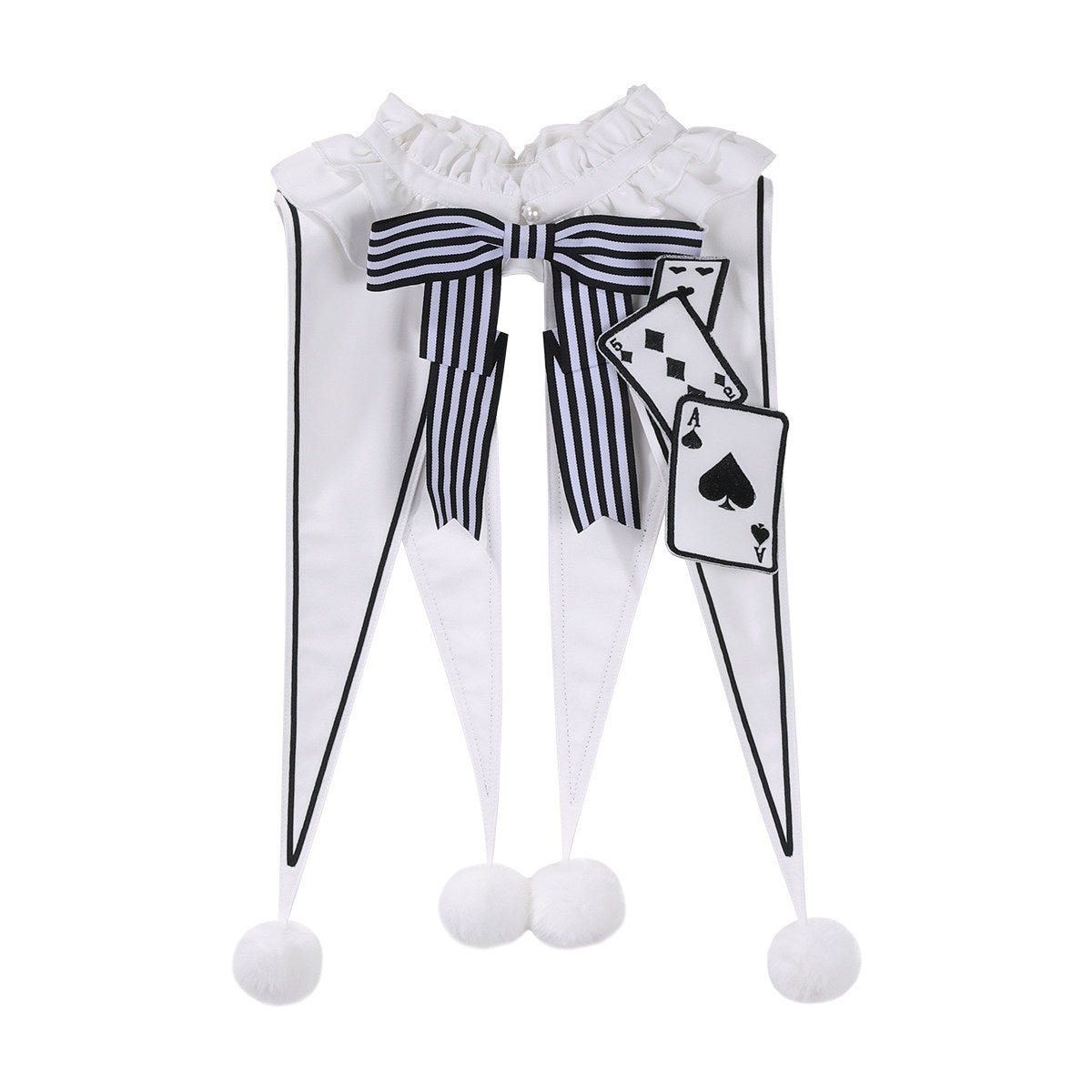 Alice Blue Playing Card Embroidery Fantasy Lolita Dress - LolitaEra