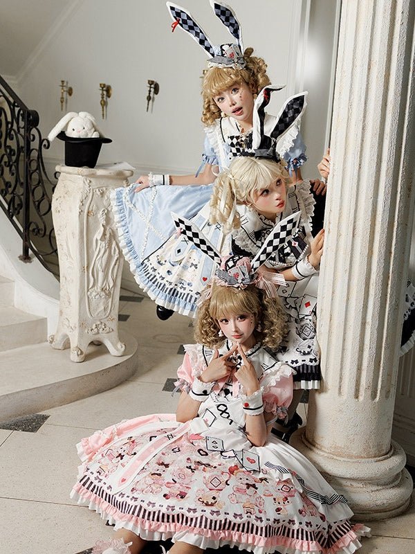 Alice Lolita Black OP Dress 1298 - LolitaEraBlack OPSAlice Lolita Black OP Dress 1298